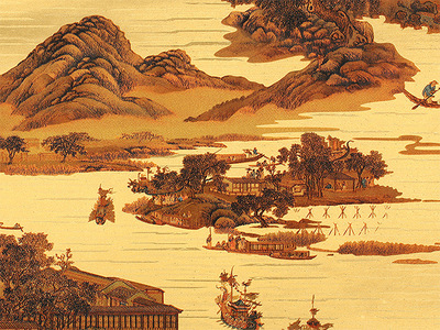 Gold and jade fill the hall